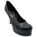 Load image into Gallery viewer, Saint Laurent Black Leather Tribtoo Platform Pumps
