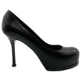 Load image into Gallery viewer, Saint Laurent Black Leather Tribtoo Platform Pumps
