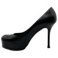Load image into Gallery viewer, Saint Laurent Black Leather Tribtoo Platform Pumps
