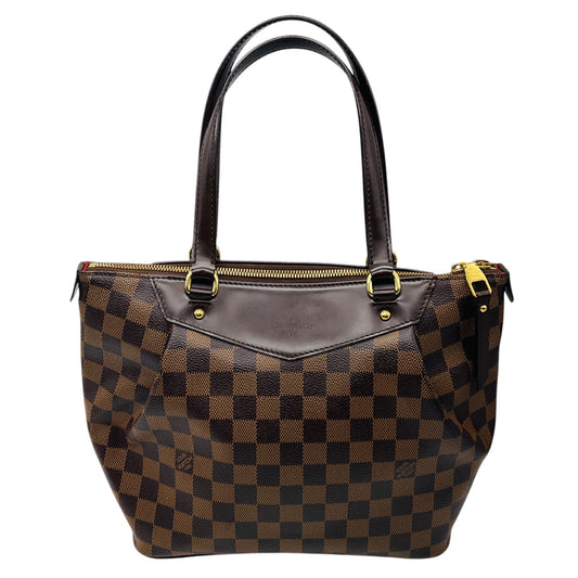 Louis Vuitton Brown Damier Ebene Coated Canvas Tote Handbag