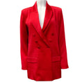 Load image into Gallery viewer, Alejandra Alonso Rojas Red Double Breasted Blazer

