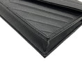 Load image into Gallery viewer, Saint Laurent Black Leather Envelope Wallet on Chain
