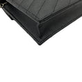 Load image into Gallery viewer, Saint Laurent Black Leather Envelope Wallet on Chain
