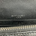 Load image into Gallery viewer, Saint Laurent Black Leather Envelope Wallet on Chain
