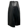 Load image into Gallery viewer, 3.1 Phillip Lim Black Faux Leather Moto Wrap Skirt
