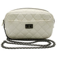 Load image into Gallery viewer, Chanel White Leather Reissue Mini Camera Bag

