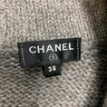 Load image into Gallery viewer, Chanel Taupe / Ivory Fairisle Wool Knit Dress
