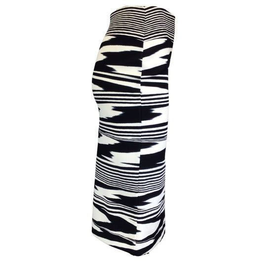 Missoni Black / White 2022 Zigzag Knit Skirt