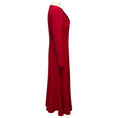 Load image into Gallery viewer, Roland Mouret Red Long Sleeve Light Cady Midi Dress
