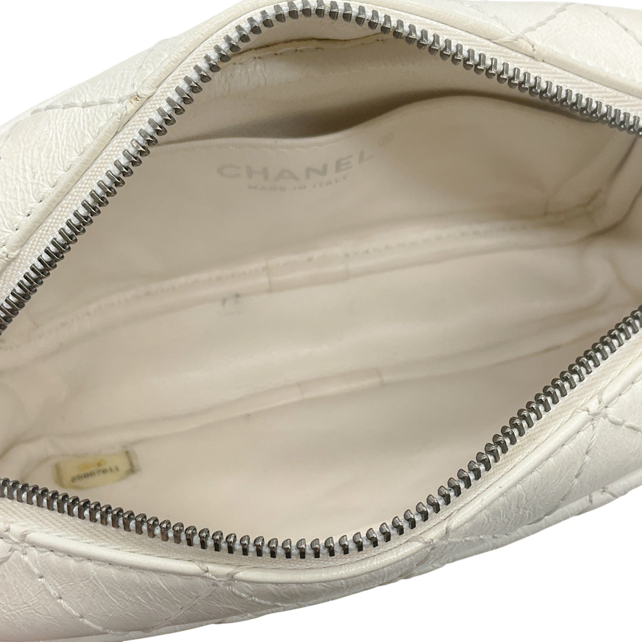 Chanel White Leather Reissue Mini Camera Bag