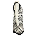 Load image into Gallery viewer, Chanel Black / White Paris-Dubai Cruise Resort 2015 Sleeveless Geometric Jacquard Dress
