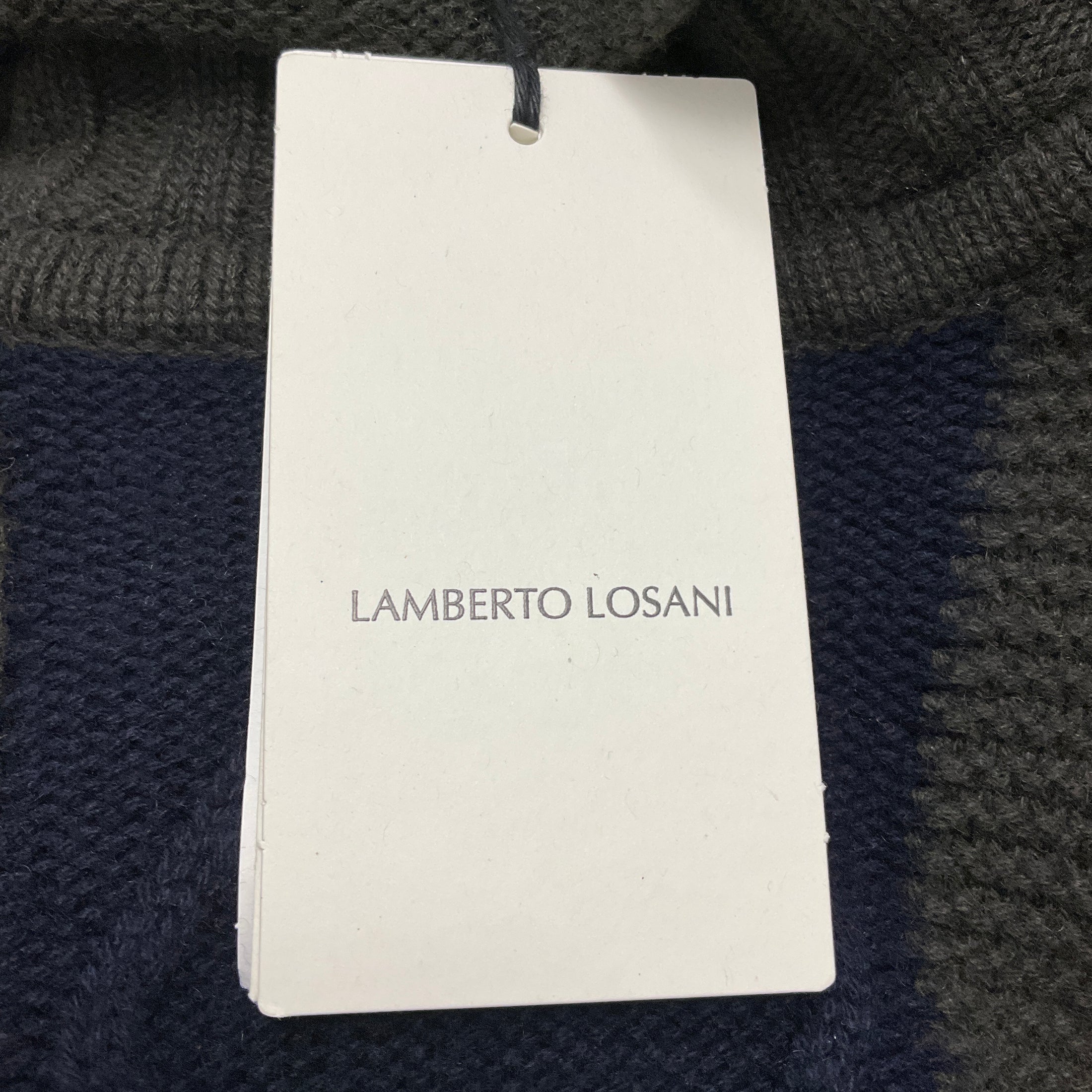 Lamberto Losani Multi Cashmere Knit Turtleneck Sweater