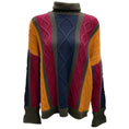 Load image into Gallery viewer, Lamberto Losani Multi Cashmere Knit Turtleneck Sweater

