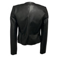 Load image into Gallery viewer, L'Agence Black Basketweave Faux Leather Jacket
