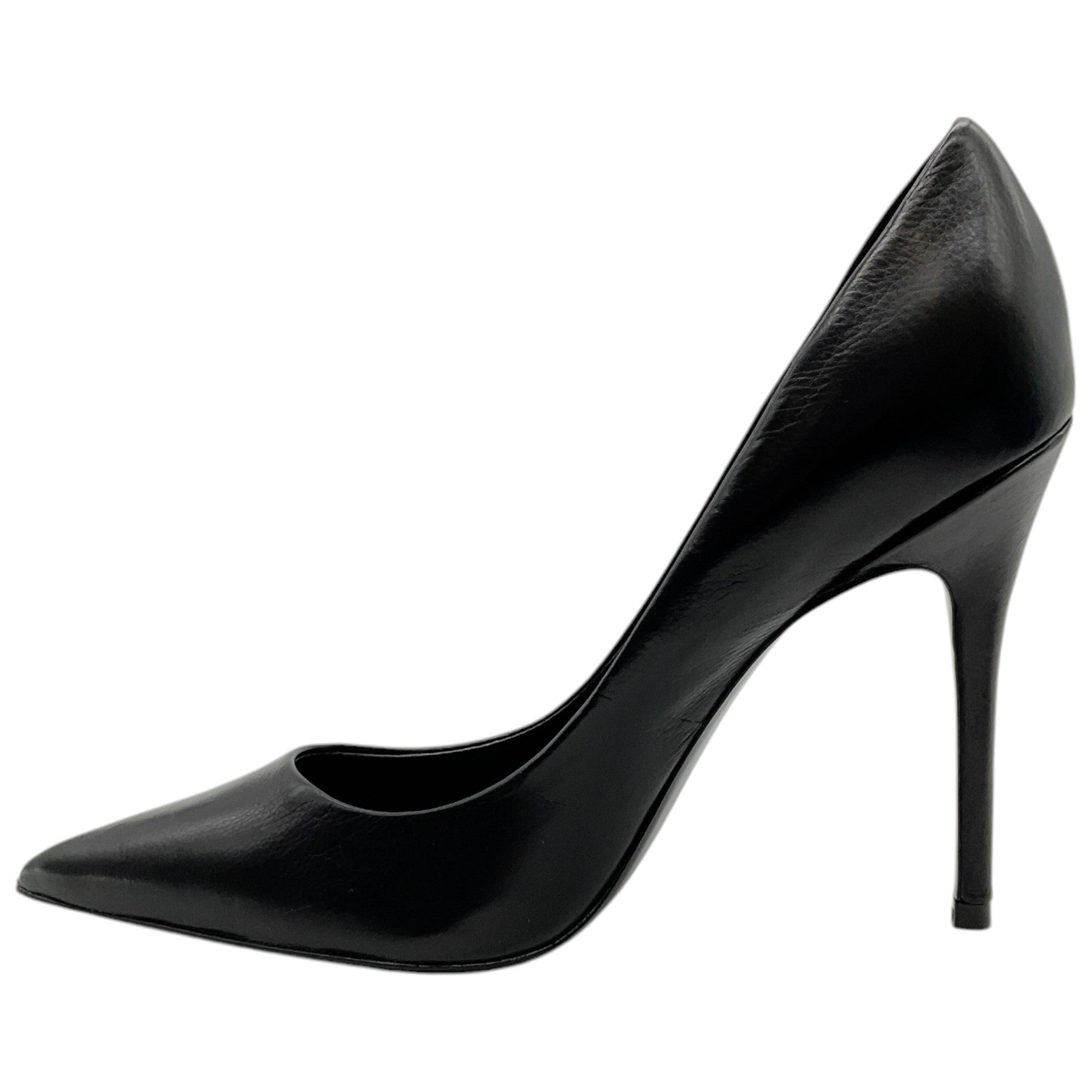 Theyskens' Theory Black Leather Edna Pumps