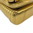 Load image into Gallery viewer, Moschino Gold Leather Biker Jacket Shoulder Bag
