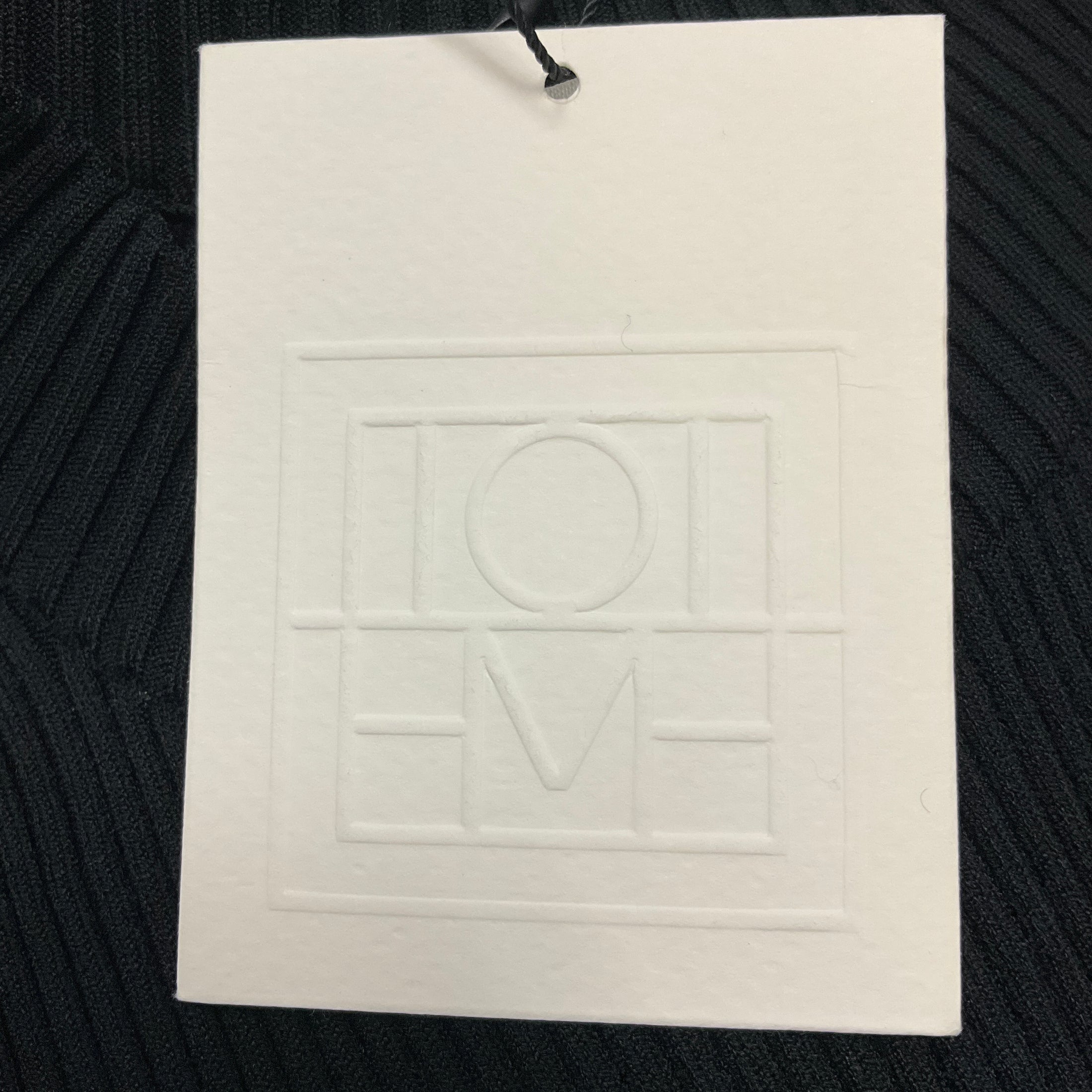 Toteme Black Tech Viscose Asymmetric Knit Top