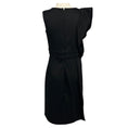 Load image into Gallery viewer, Valentino Technocouture Black Ruffled Nylon Stretch Cocktail Dress
