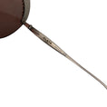 Load image into Gallery viewer, Alaia Brown / Ruthenium Rimless Round Sunglasses

