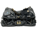 Load image into Gallery viewer, Lanvin Black Patent Leather Sac Pise Shoulder Bag

