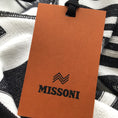 Load image into Gallery viewer, Missoni Black / White 2022 Sleeveless Zigzag Knit Mini Dress
