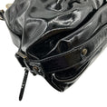 Load image into Gallery viewer, Lanvin Black Patent Leather Sac Pise Shoulder Bag
