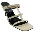 Load image into Gallery viewer, Gucci Bone Patent Leather Cage Sandals with Horsebit

