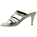 Load image into Gallery viewer, Gucci Bone Patent Leather Cage Sandals with Horsebit
