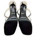 Load image into Gallery viewer, Gucci Bone Patent Leather Cage Sandals with Horsebit
