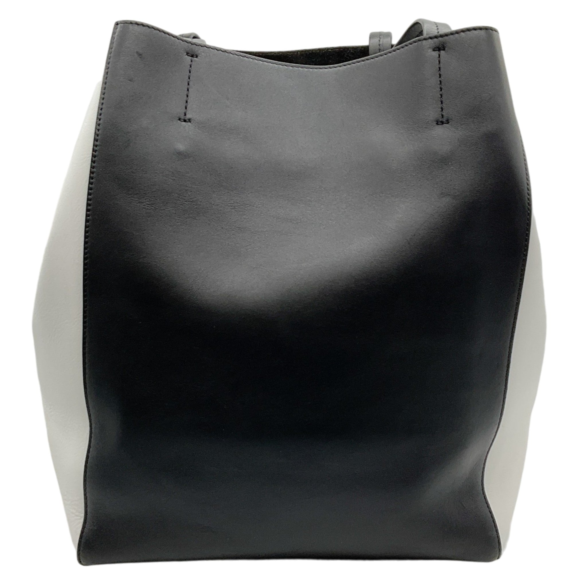 Celine Black / White Medium Phantom Tote Bag