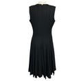 Load image into Gallery viewer, Oscar de la Renta Grey Sleeveless Pleated Fit and Flare Dress
