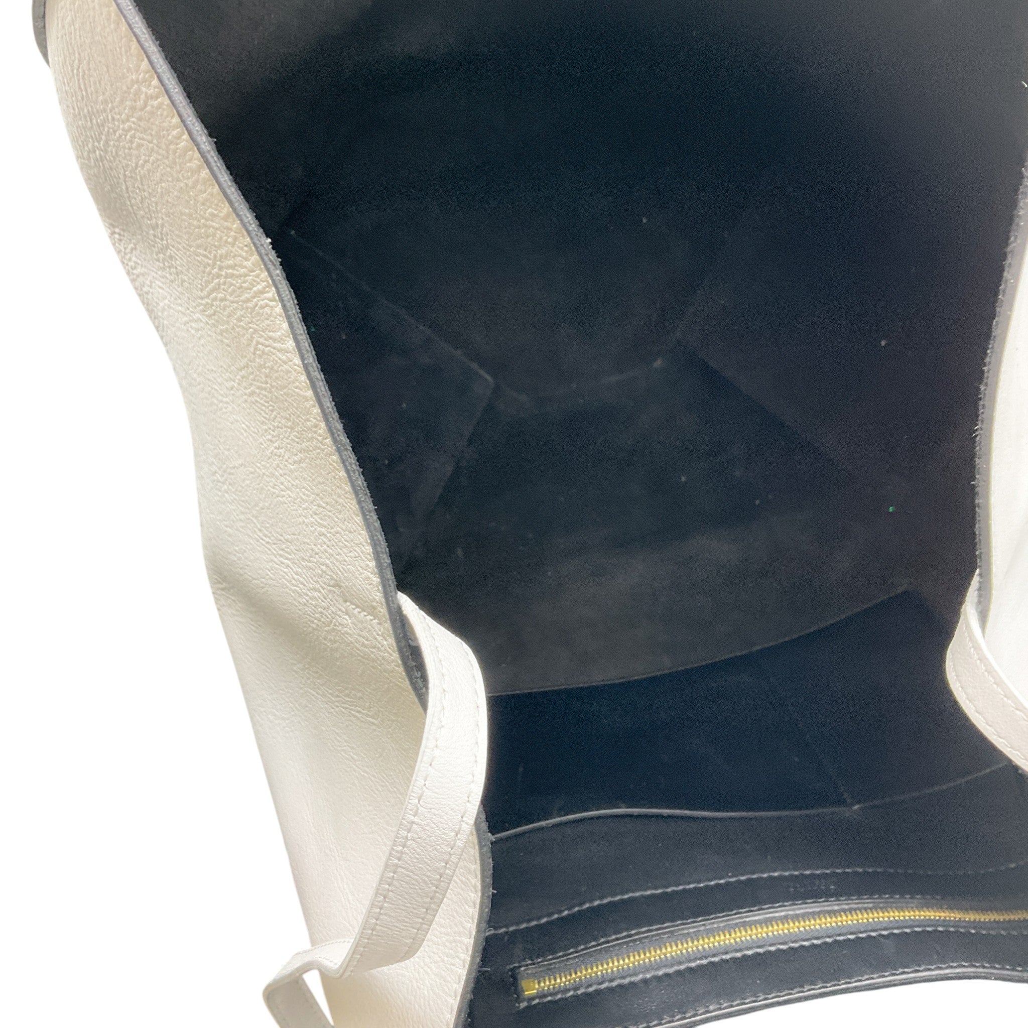 Celine Black / White Medium Phantom Tote Bag