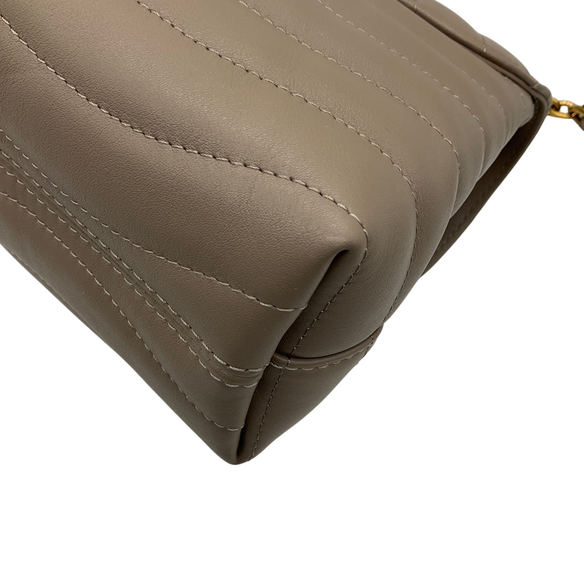 Louis Vuitton Taupe Calfskin New Wave Chain GM Shoulder Bag