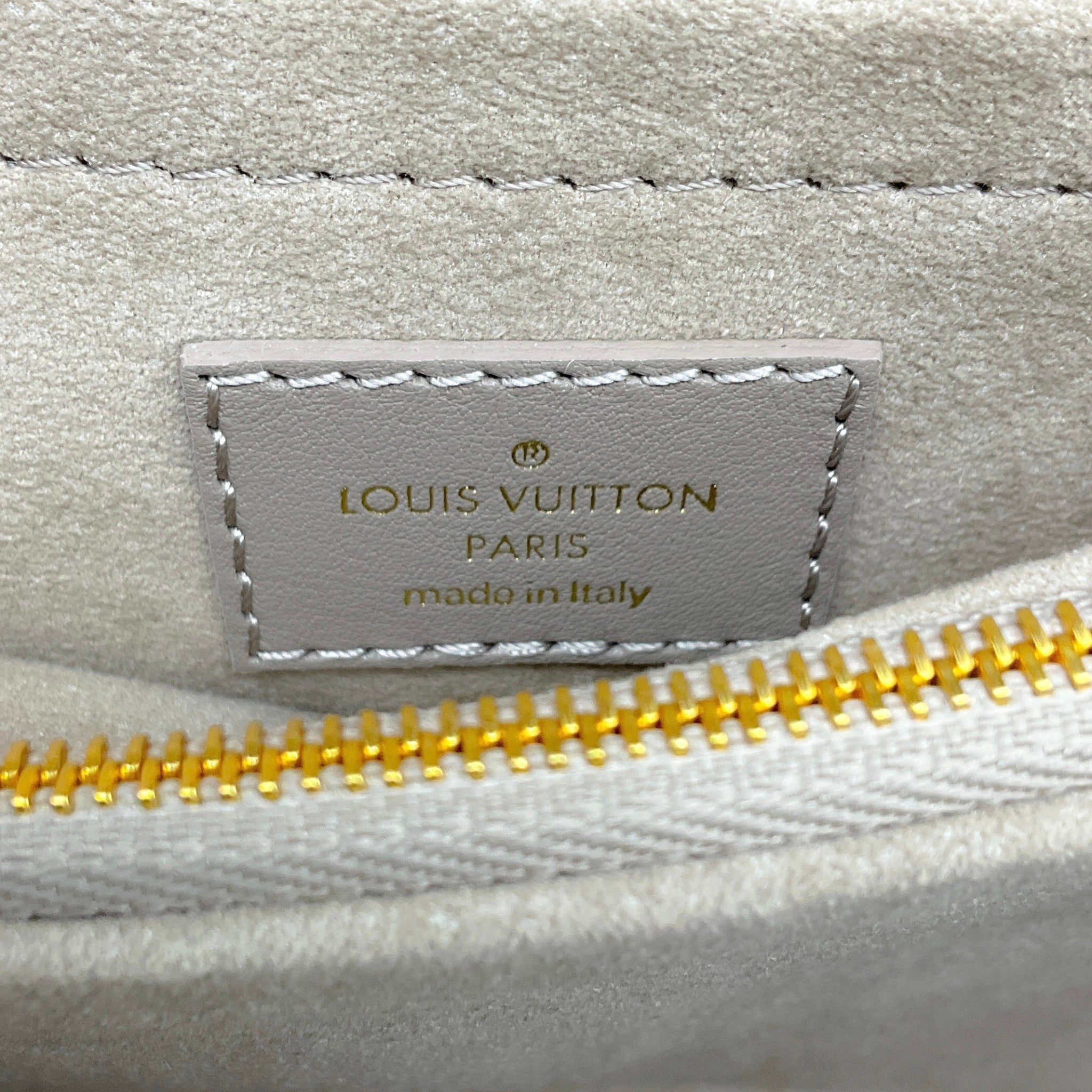 Louis Vuitton Taupe Calfskin New Wave Chain GM Shoulder Bag