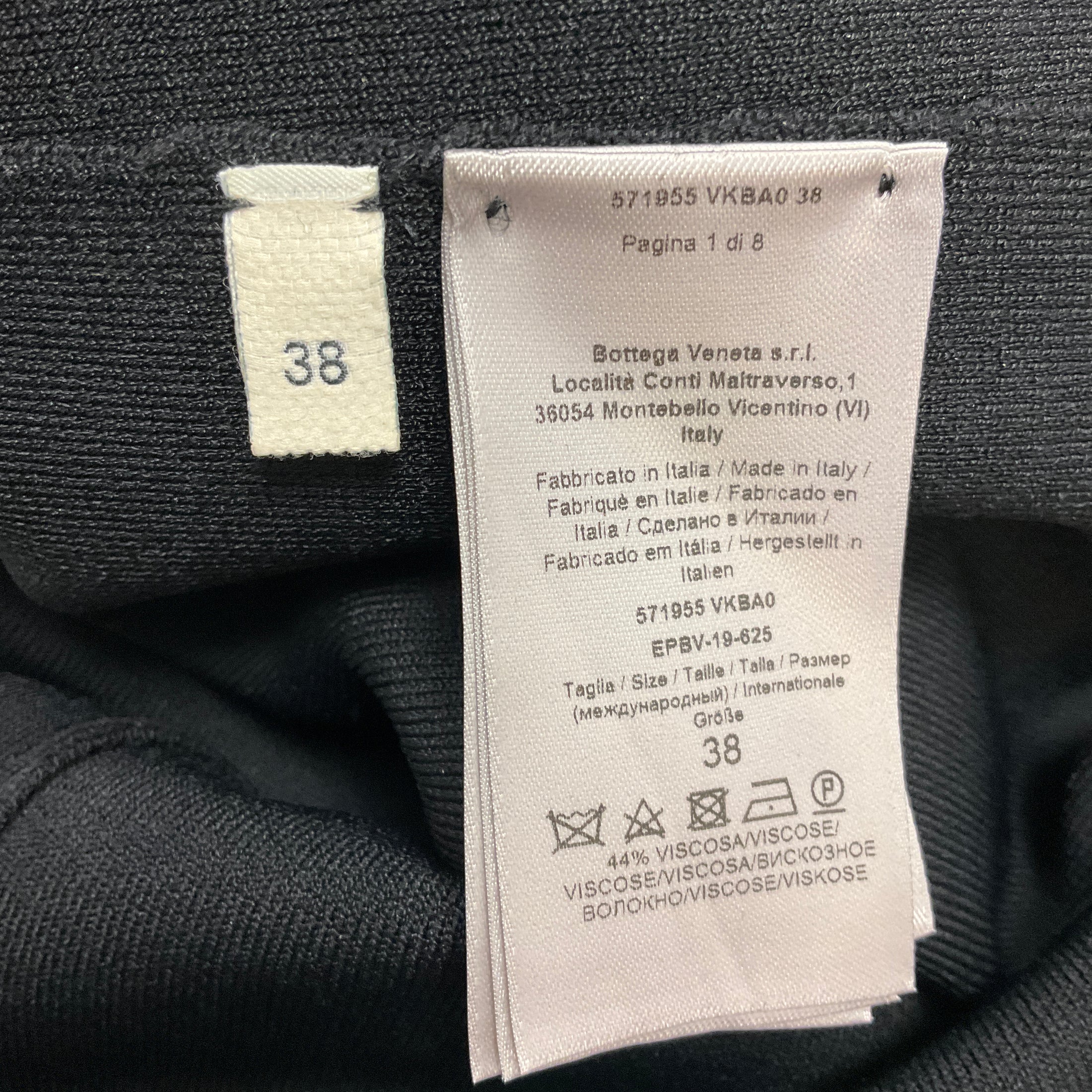 Bottega Veneta Black Pre Fall 2019 Cut Out Collar Knit Dress