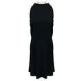 Load image into Gallery viewer, Oscar de la Renta Black Sleeveless Crepe Dress
