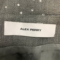 Load image into Gallery viewer, Alex Perry Slate Grey Crystal Suiting Pencil Skirt
