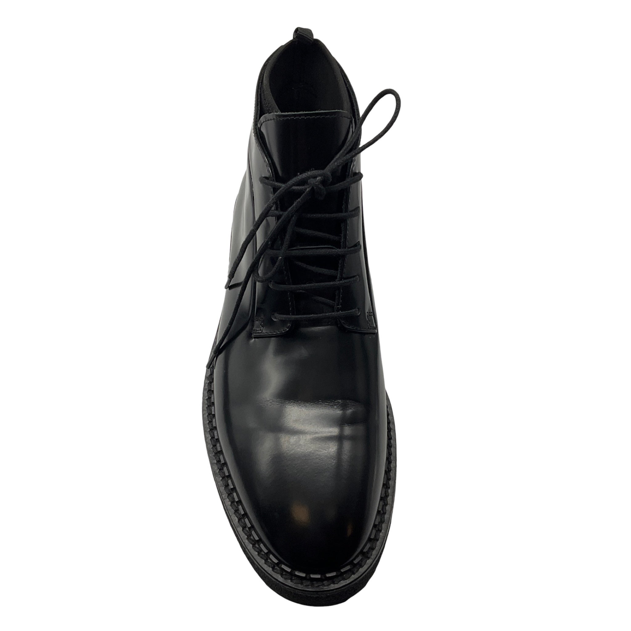 John Elliott Men's Black Lace Up Leather Boots