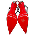 Load image into Gallery viewer, Christian Louboutin Black Patent Leather Posticha 80 Slingback Pumps
