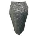 Load image into Gallery viewer, Alex Perry Slate Grey Crystal Suiting Pencil Skirt
