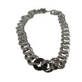 Load image into Gallery viewer, David Yurman Sterling Silver Pave Diamond Studded Large Chain Link Toggle Necklace
