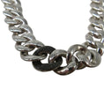 Load image into Gallery viewer, David Yurman Sterling Silver Pave Diamond Studded Large Chain Link Toggle Necklace
