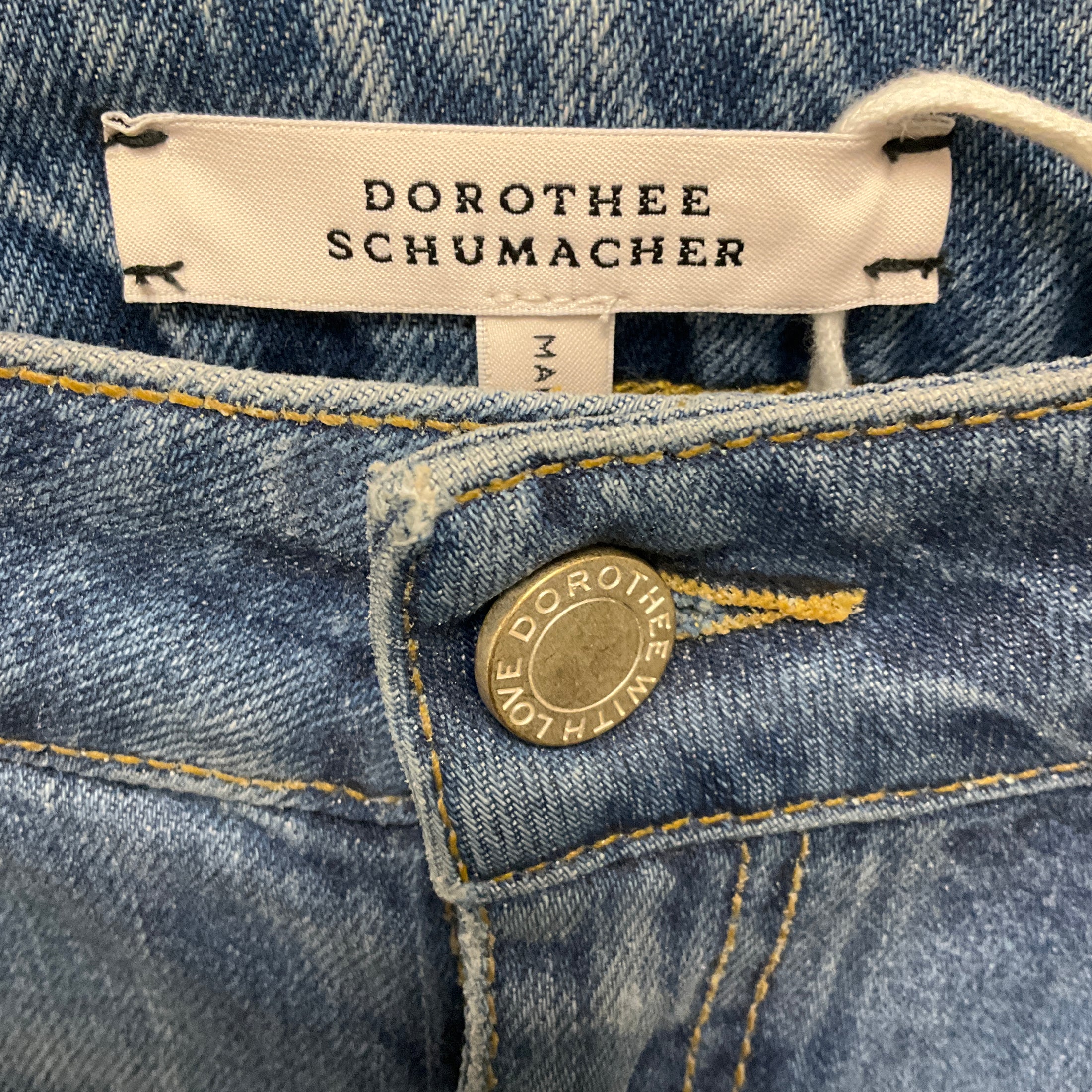 Dorothee Schumacher Cozy Blue Denim Love Pants / Jeans