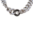 Load image into Gallery viewer, David Yurman Sterling Silver Pave Diamond Studded Large Chain Link Toggle Necklace
