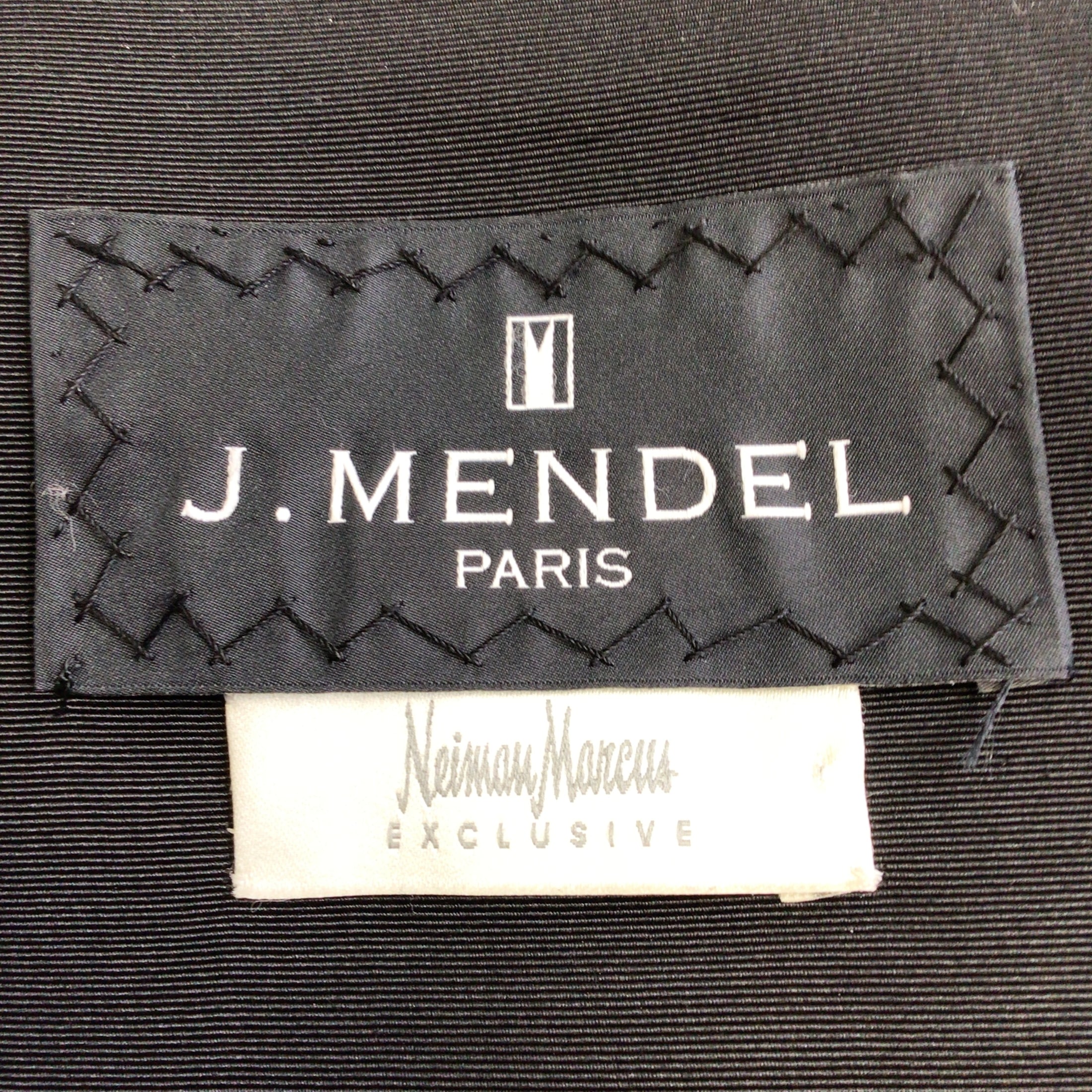 J. Mendel Navy Blue / Black Fur Vest