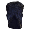 Load image into Gallery viewer, J. Mendel Navy Blue / Black Fur Vest
