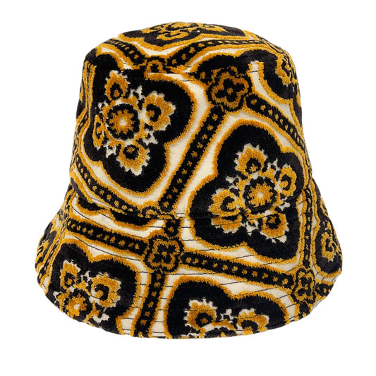 Etro Gold / Black Velvet Bucket Hat