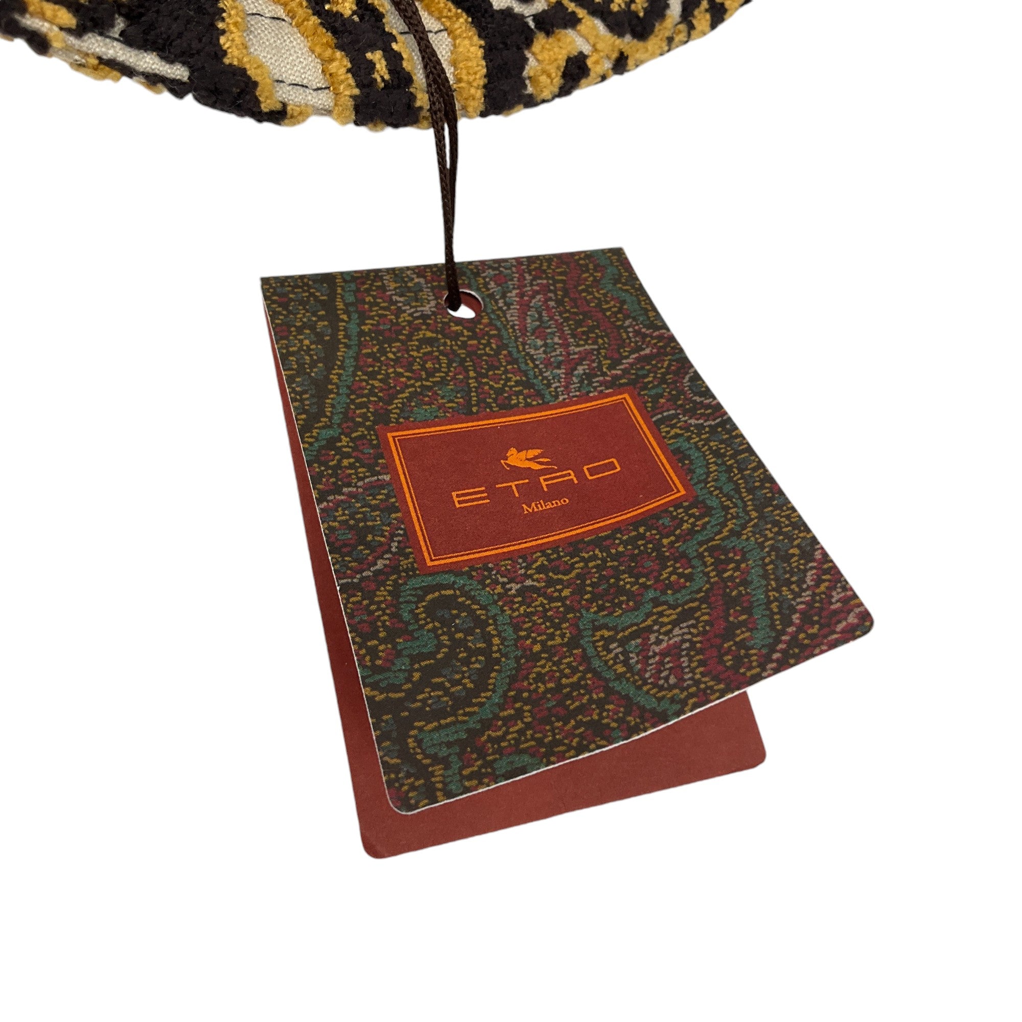 Etro Gold / Black Velvet Bucket Hat