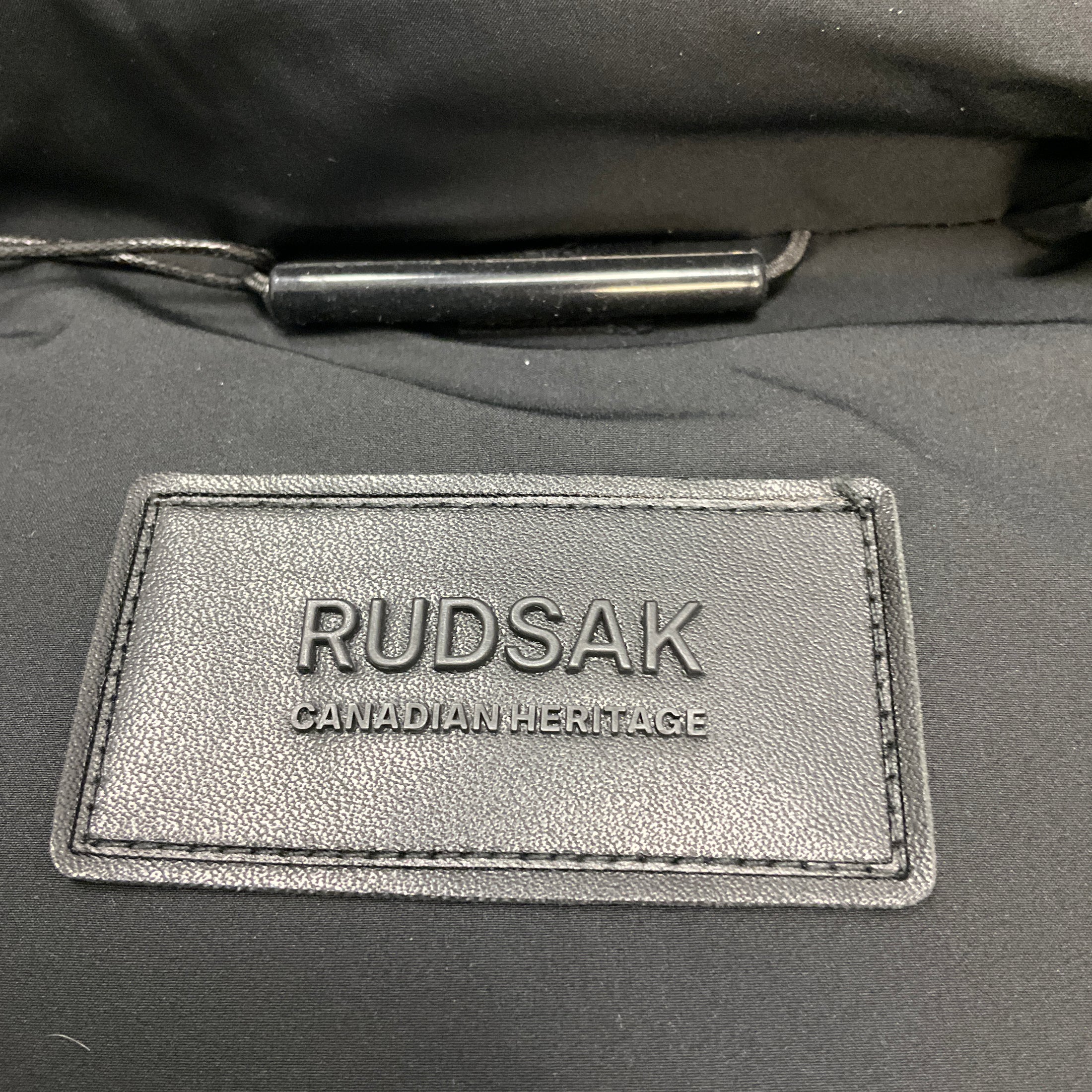 Rudsak Black Mave M Matte Down Puffer Jacket with Hood