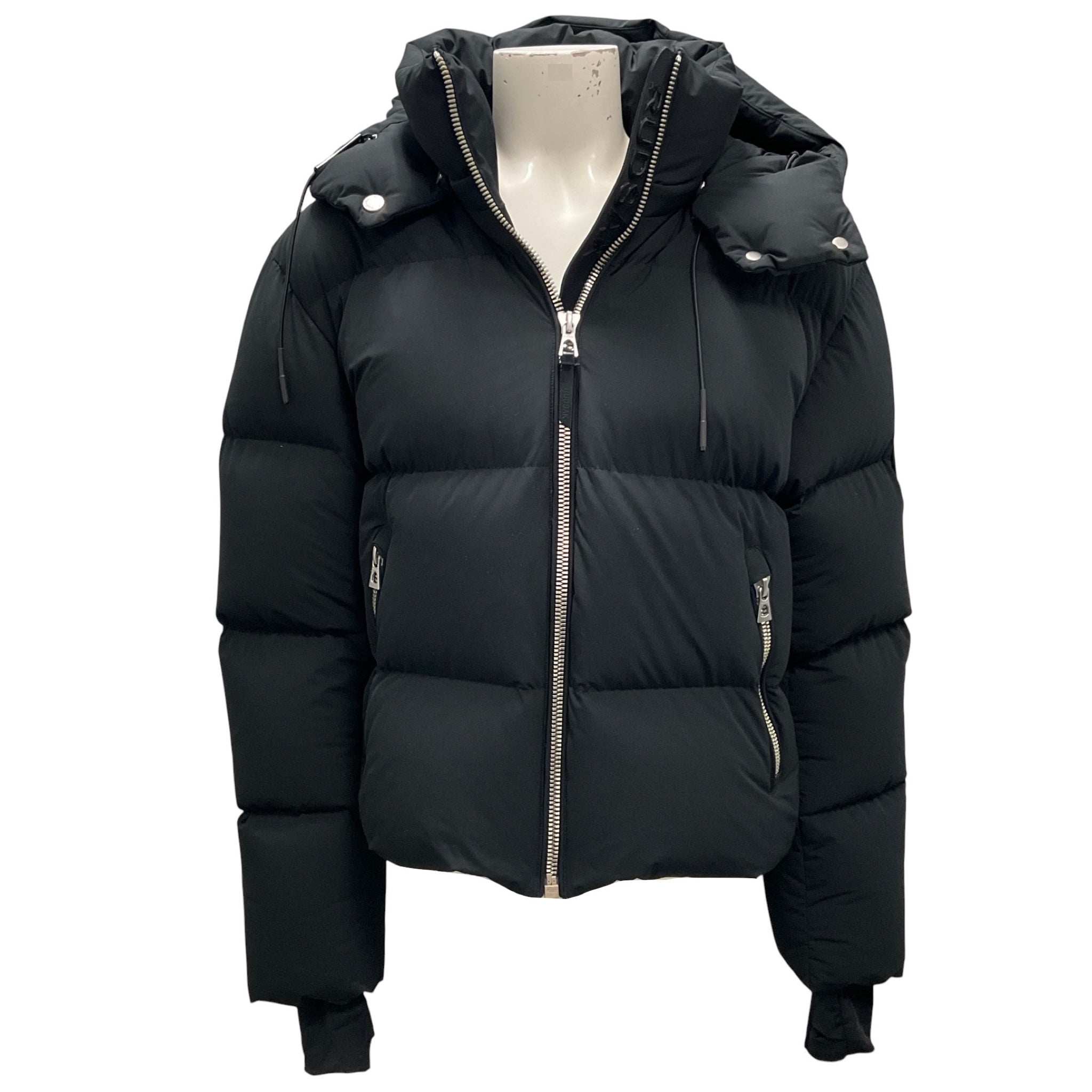 Rudsak Black Mave M Matte Down Puffer Jacket with Hood